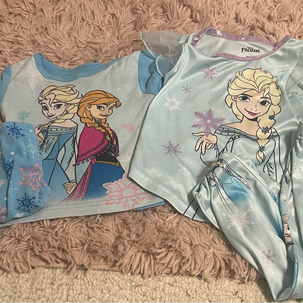 Disney Frozen Pajama Bundle – Size 2T - set of 2 pair